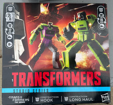 NEW Transformers Studio Series Movie 86 LONG HAUL & HOOK Constructicon Damaged