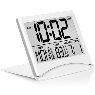 Digital Travel Alarm Clock Battery Operated Large Number Display Alarm Clock