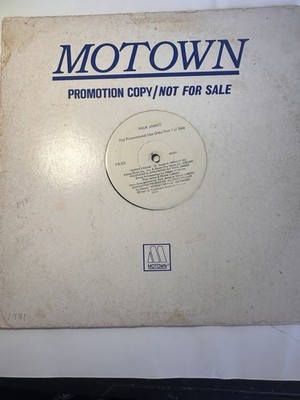Rick James SUPER FREAK 12  DJ PROMO PR-83 Motown 1981 White Label Funk