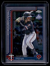 2025 Topps Pro Debut Chrome Dameury Pena FCL Twins #PDC-102
