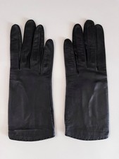 Dior vintage, unworn, black leather gloves