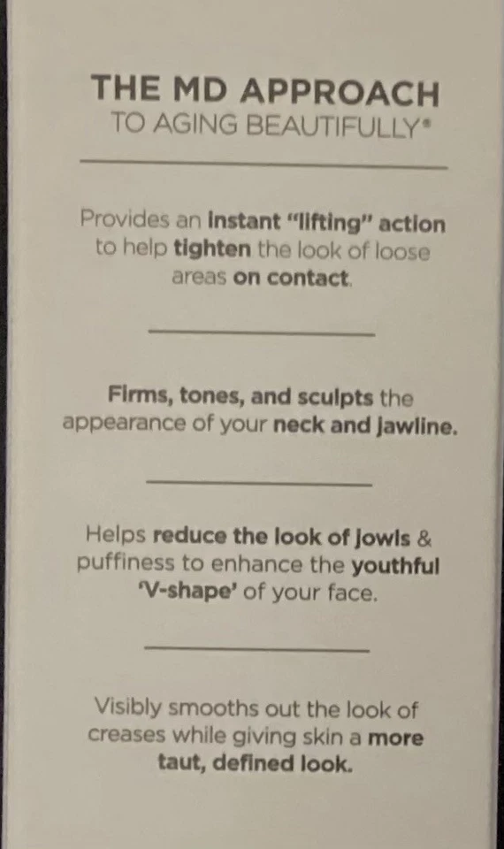 Beverly Hills MD Rapid Lift Advanced Neck Serum. Instant Lifting Action - Image 2 of 2