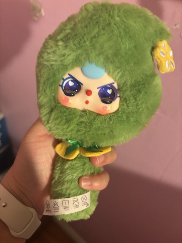 Baby Three BB3 Comb Your Hair Green Brush Authentic Confirmed New Boba Eyes