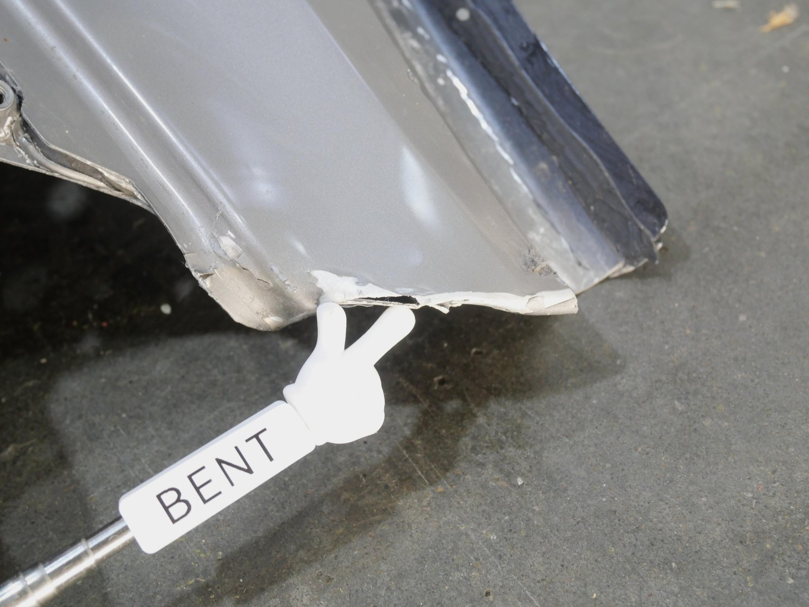 Used Rear Passenger Quarter Panel Wing Panel 2016-2021 McLaren 570S Silver OEM