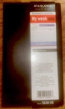 2026 At-A-Glance My Week Planner Black (3.5" x 6") SK48-00