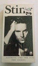 Sting Nothing Like the Sun The Videos VHS SEALED A M Videos VTG