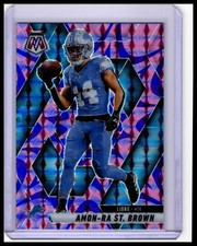 2025 Panini Mosaic #2 Amon-Ra St. Brown Mosaic Reactive Purple