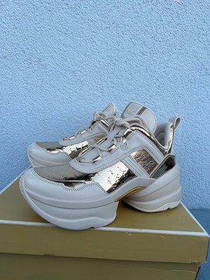 Michael Kors Olympia Sneaker Pale gold 8m 39 NEU