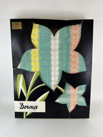 Vintage DORMA NEW Towel Set Green Colourful Retro Towels 22 x 42” New Old Stock