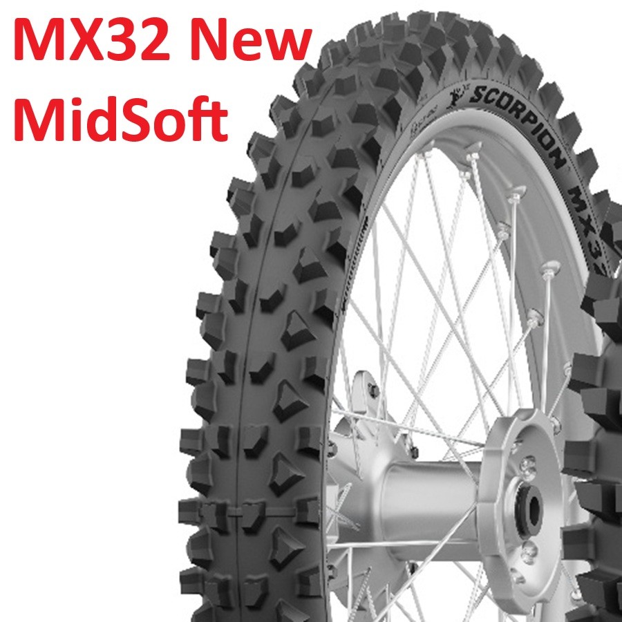 MotoX Tyre Pirelli Scorpion MX32 New 80/100 -21 NHS TT Front MidSoft Aprilia