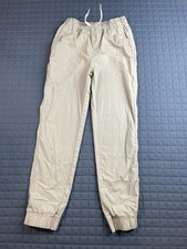 Eddie Bauer Jogger Pants Kids Size 8 Khaki Trail Lightweight Outdoor Quick-Dry