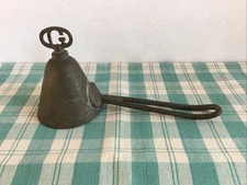 Antique Ice Cream Scooper Turn Key Cone Shaped Dipper #10 "G" Gilchrist scoop