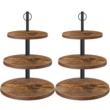 Cupcake Stand, 3 Tier Large Cupcake Stand for 50 Mini Cupcakes Rustic Dessert...