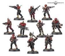 Warhammer 40k: Chaos Space Marines Traitor Guardsmen Squad Red Corsairs NOS