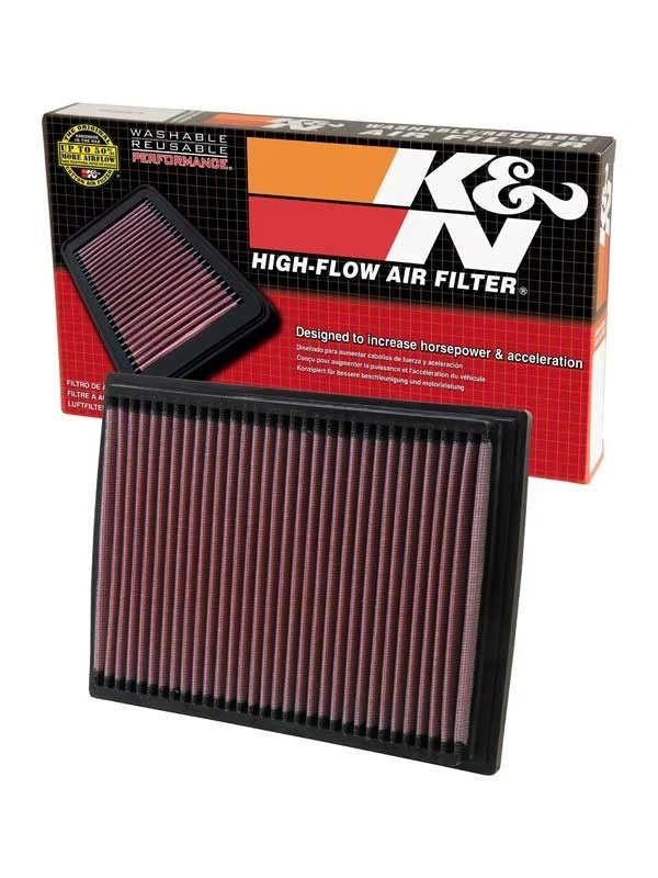Filtro de aire del motor K&N 33-2201 HF para Elantra Tiburon Tucson Spectra Sportage Foto 2 de 4