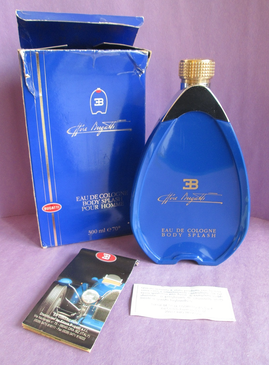 Ettore Bugatti Vintage Eau de cologne Body Splash for Men 10 oz 300 ml in Box