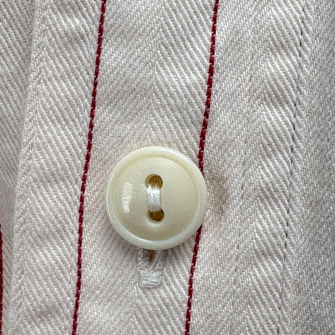 BUZZ RICKSONS Herringbone Striped Work Shirt Size… - image 9