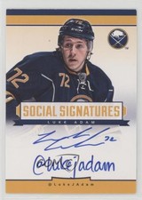 2013-14 Totally Certified Social Signatures Luke Adam #SS-LA Auto 1e15