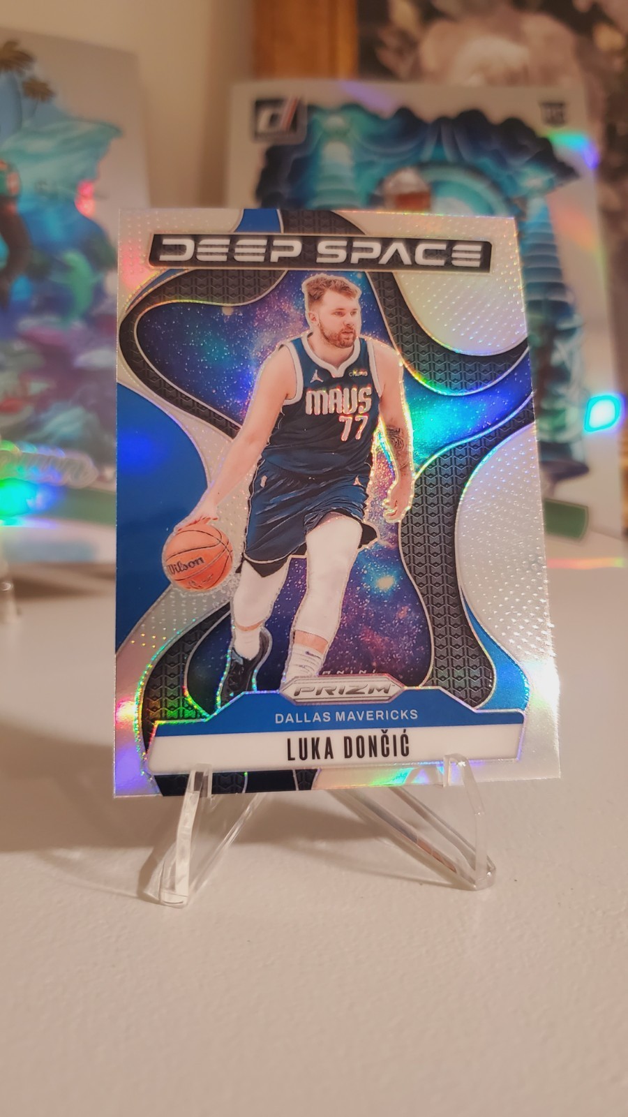 2024-25 Panini Prizm #4 Luka Doncic Deep Space Prizms Silver