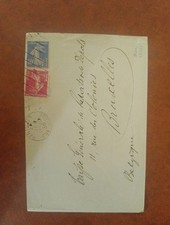 Timbre france Jolie Lettre Voir Cachets  Ref 4919