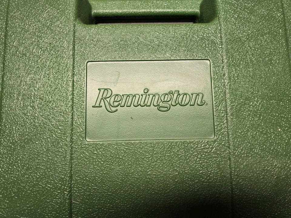 Rifle de plástico duro verde Remington original estuche rígido pistola almacenamiento 7400 7600 Foto 3 de 4