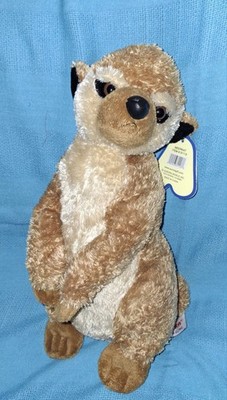 Aurora Soft Cute Toy Cuddly Plush Meerkat Stuffed Plush 12  Flopsies Collection