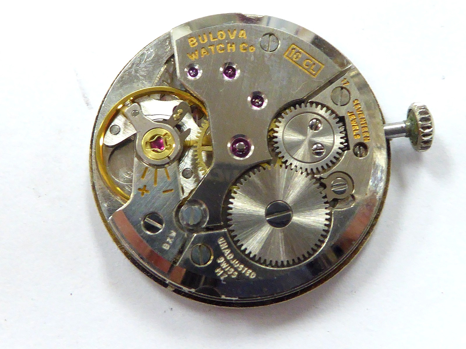 Vintage Men’s M7 Bulova 1960's Diamond Dial 10k W… - image 5