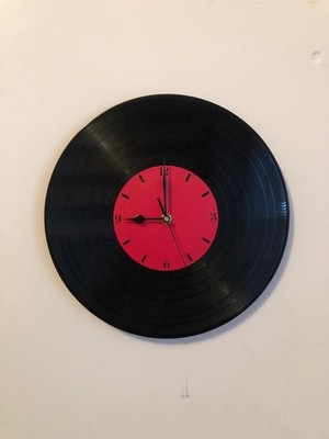 Vinyl Clock Vinyl LP Record Wall Clock Home Art Decor Hand Made