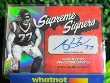 2024 Topps Signature Class Supreme Signers Andrew Whitworth SS-AW Auto Refractor
