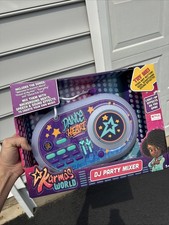 NIB eKids Karmas World DJ Party Mixer Turntable Toy with Built in Microphone