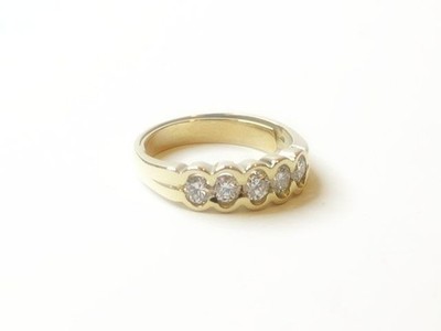 STACKING ALLIANZ RING GOLD 750 BRILLANTEN 0,50 CT GR. 51-53 JG 960100380400012