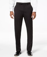 Kenneth Cole Reaction Ready Flex Slim-Fit Tuxedo Pants  19B 1048 New