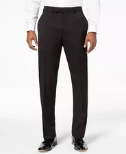 Kenneth Cole Reaction Ready Flex Slim-Fit Tuxedo Pants # 19B 1048 New