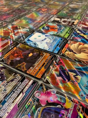 Pokemon Karten | zufällige SELTENE EX / V / VMAX / GX GLITZER | AUSWAHL MENGE   