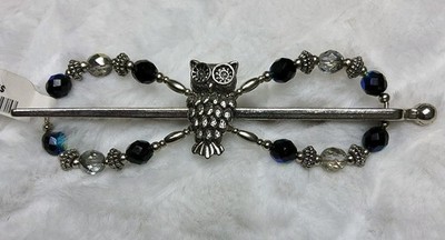 LILLA ROSE FLEXICLIP -  Night Owl#2165 Silver - Size:XL