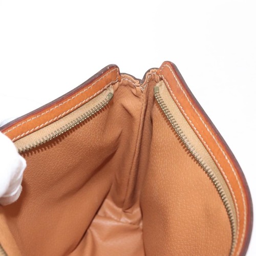 Celine Circle Logo Macadam Pouch Canvas And Leather Brown Clutche & Pouche Bag - Picture 17 of 17