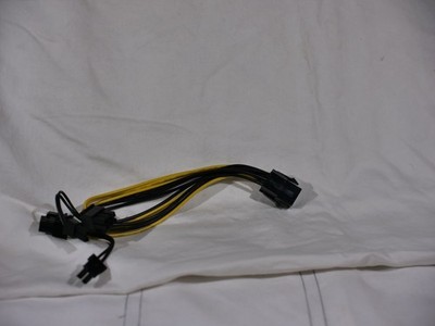 PCI Express 6 pin Female to Dual PCI-E 8( 6+2) pin Male GPU Power Cable Adaptor