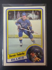1984-85 O-PEE-CHEE HOCKEY #184 BERNIE FEDERKO ST. LOUIS BLUES