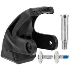 1 Set Reusable Rubber Roller Skate Brake Stopper Replacement Brake Pad Black