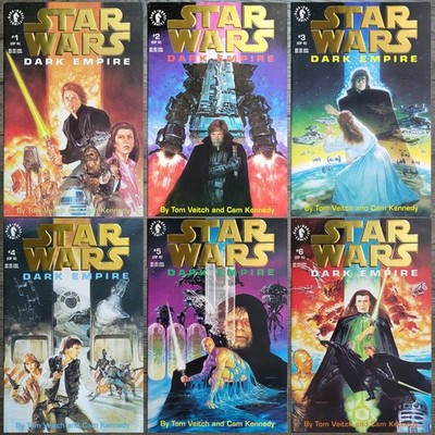 STAR WARS DARK EMPIRE #1-6 - Complete Set - Gold Foil with COA (Ltd 5000)