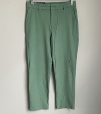 New Vineyard Vines Performance Boys Green Breaker Pants Adjustable Waist Size 14