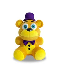 XSmart 7" Fredbear Plush With No Eyeliner, FNaF Five Nights at Freddy's