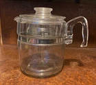 Vintage Pyrex Flameware 7759-H A-2 Glass 9 Cup Percolator Coffee Pot Complete
