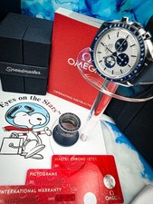 New 2025 Omega Speedmaster Silver Snoopy Award 50th Anniversary Complete Box Set 17