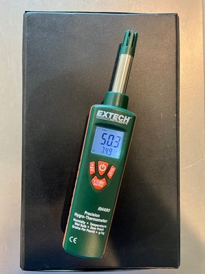 Extech RH490 Precision Hygro-Thermometer w/ GPP Display of Humidity/Temperature