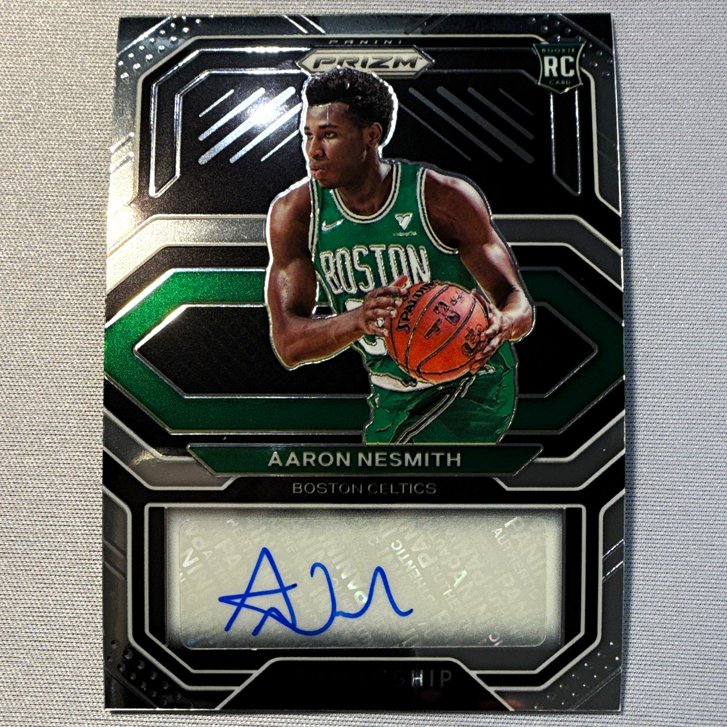 Aaron Nesmith Panini Prizm 2020-21 Rookie Penmanship Celtics Auto