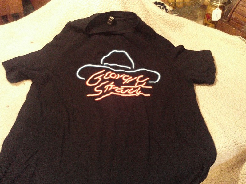 George Strait T-Shirt 2xL Black 2023 Concert Tour (NEW)