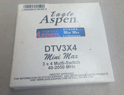 Eagle Aspen DTV3x4 Mini Max 3x4 Multi Switch 40-2050 MHZ