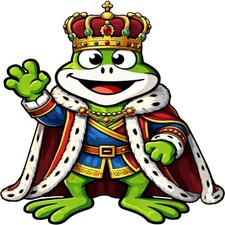 30 Custom Prince Frog Personalized Address Labels