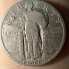 1928 Standing Liberty Quarter 25C - 90% Silver US Coin